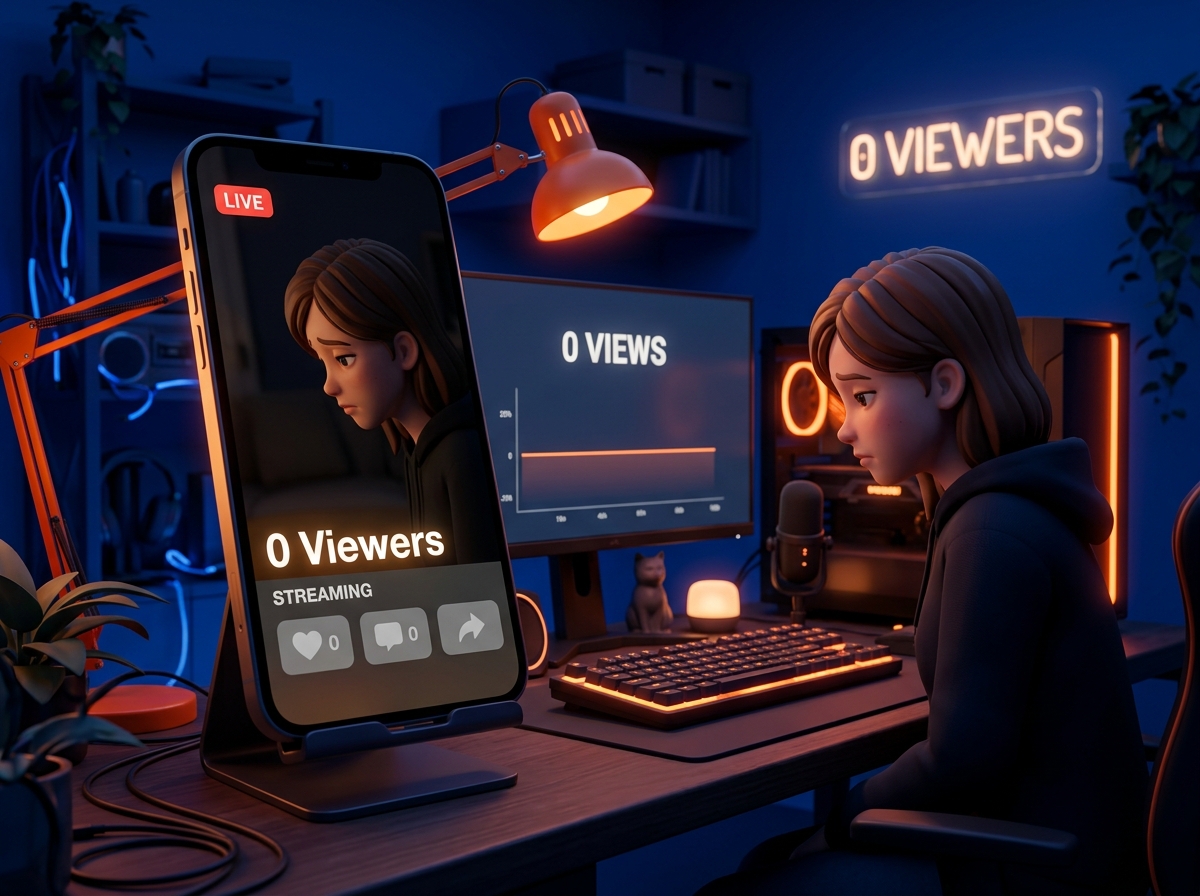 Tương tác kém, livestream vắng