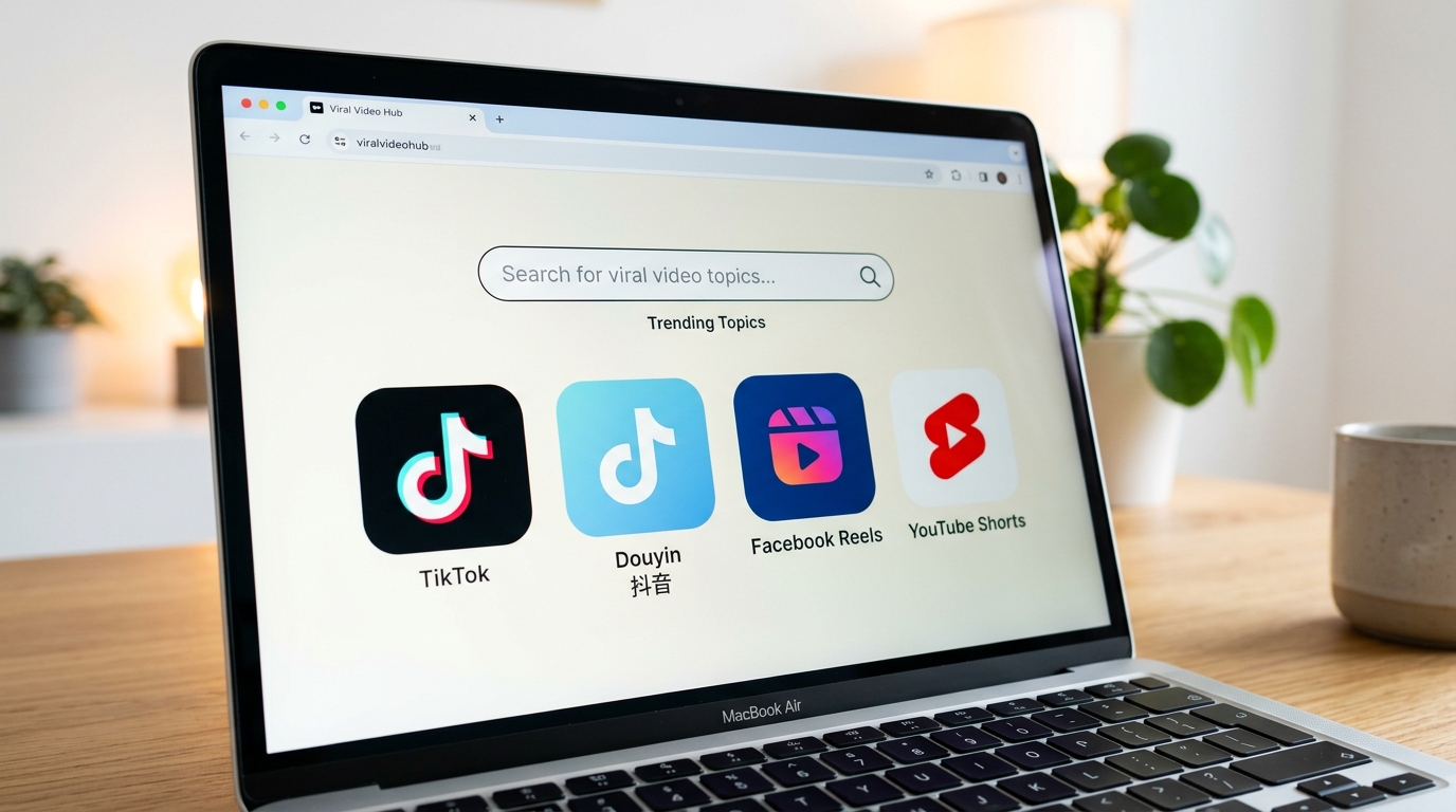 Chọn chủ đề từ khóa và nền tảng muốn tải video