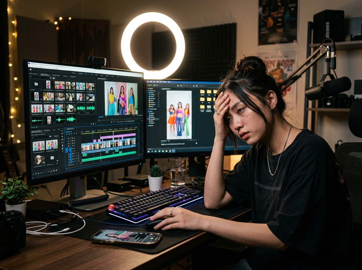 Tiktoker quá tải tải & edit video