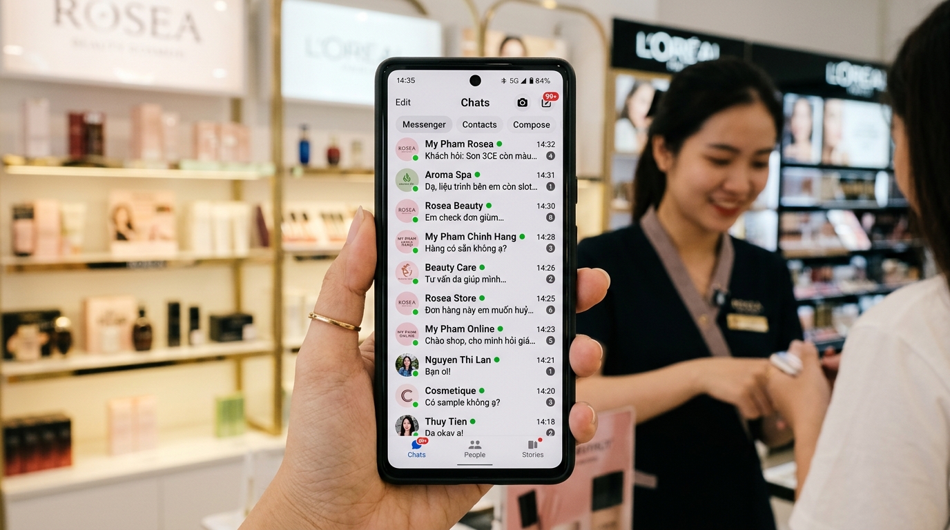 Tin nhắn nổ ầm ầm kết quả phần mềm MKT Page
