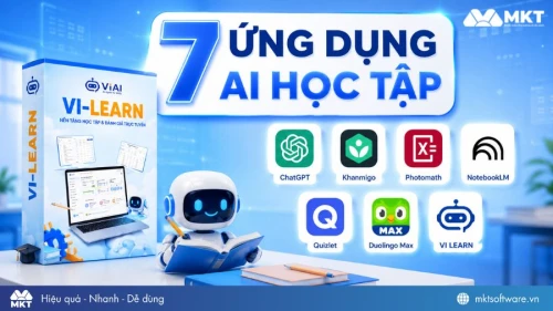7 ứng dụng AI học tập phổ biến giúp học sinh đạt kết quả học tập xuất sắc