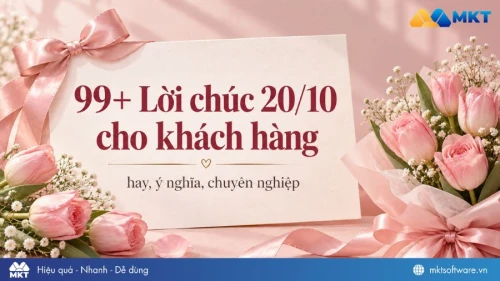 99+ Lời chúc 20/10 cho khách hàng hay và ý nghĩa