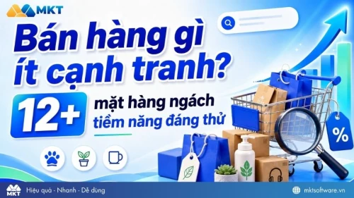 Bán hàng gì ít cạnh tranh? 12+ mặt hàng ngách tiềm năng đáng thử 2026