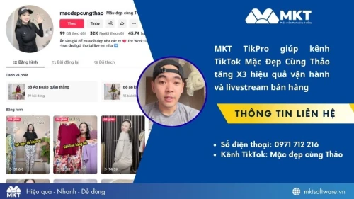 Bí quyết x3 hiệu quả vận hành và livestream bán hàng của kênh TikTok Mặc đẹp cùng Thảo