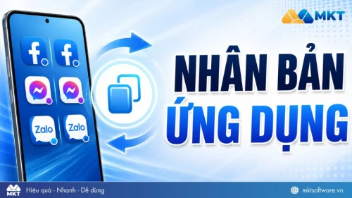 Cách nhân bản ứng dụng trên điện thoại iPhone và Android