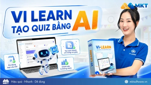 Cách tạo quiz bằng AI nhanh chóng với phần mềm VI LEARN Cách tạo quiz bằng AI nhanh chóng với phần mềm VI LEARN