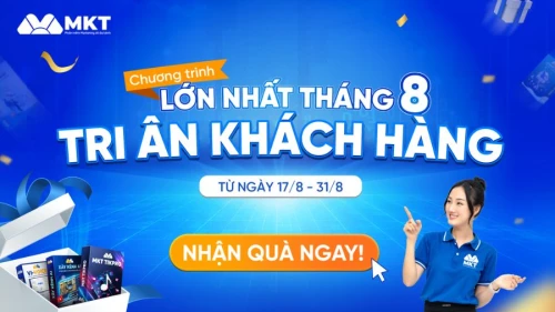 Chương trình ưu đãi tháng 8: Tri ân khách hàng - Tặng quà cực sốc