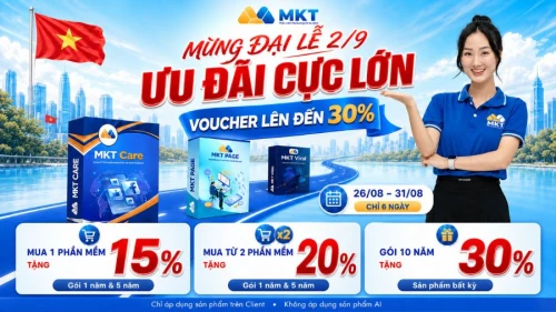 Chương trình ưu đãi mừng Đại lễ 2/9 - Voucher lên đến 30%