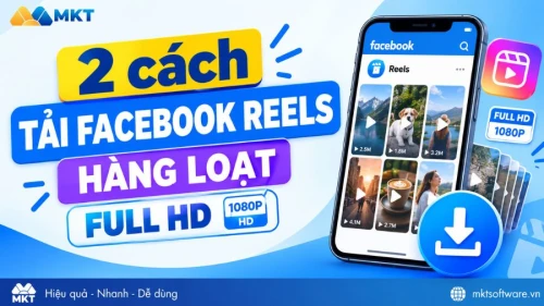 Facebook Reels Download: 2 Cách tải Reels Facebook hàng loạt, full HD
