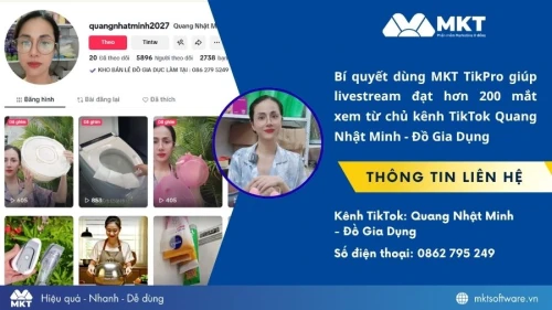 Tăng hàng nghìn mắt xem chỉ sau 20 phút livestream: Case thực tế từ chủ kênh Quang Nhật Minh - Đồ Gia Dụng