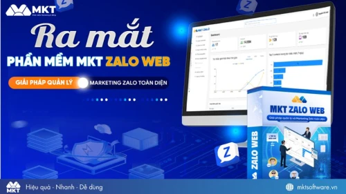 [Thông báo] Ra mắt Phần mềm MKT Zalo Web
