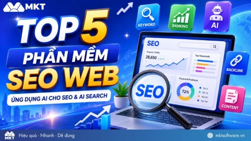 TOP 5 phần mềm SEO web ứng dụng AI cho SEO và AI Search 2026