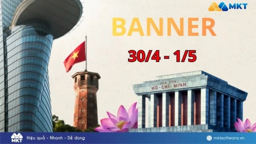 Top 99+ mẫu banner 30/4 - 1/5 đẹp, chuẩn kích thước 2026