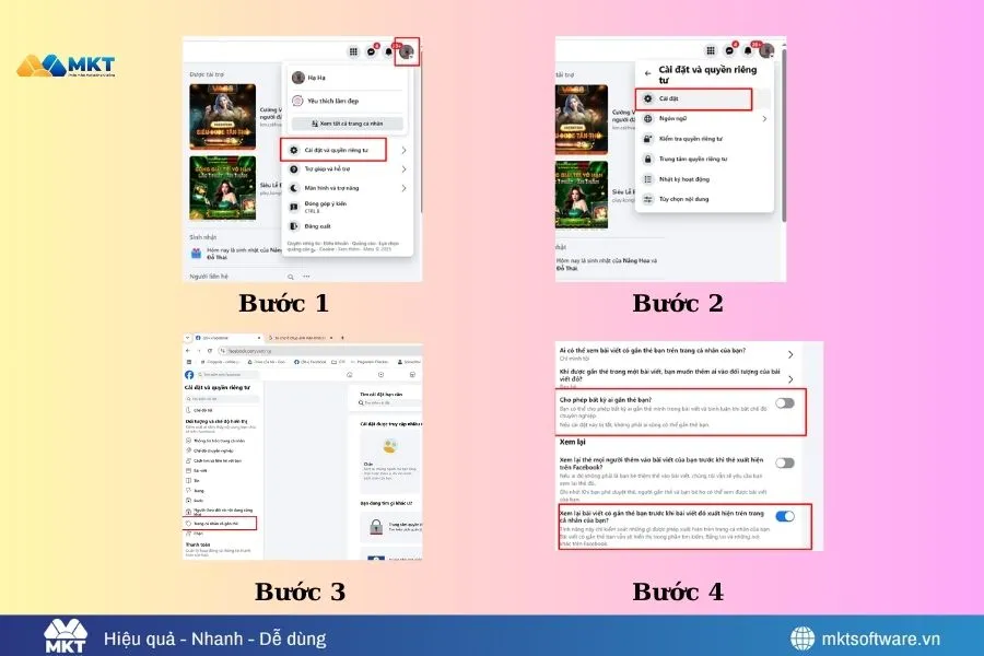 Cách chặn tag trên Facebook cực nhanh để không bị làm phiền
