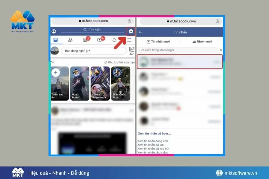 Cách nhắn tin trên Facebook không cần Messenger cực nhanh