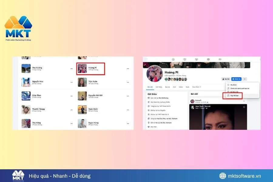 Cách lọc bạn bè Facebook không tương tác nhanh và an toàn