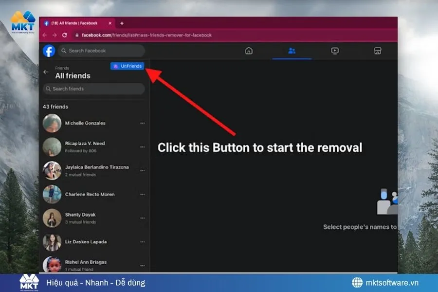 Cách lọc bạn bè Facebook không tương tác nhanh và an toàn