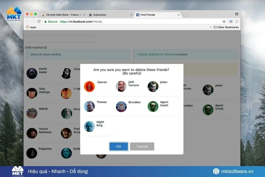 Cách lọc bạn bè Facebook không tương tác nhanh và an toàn