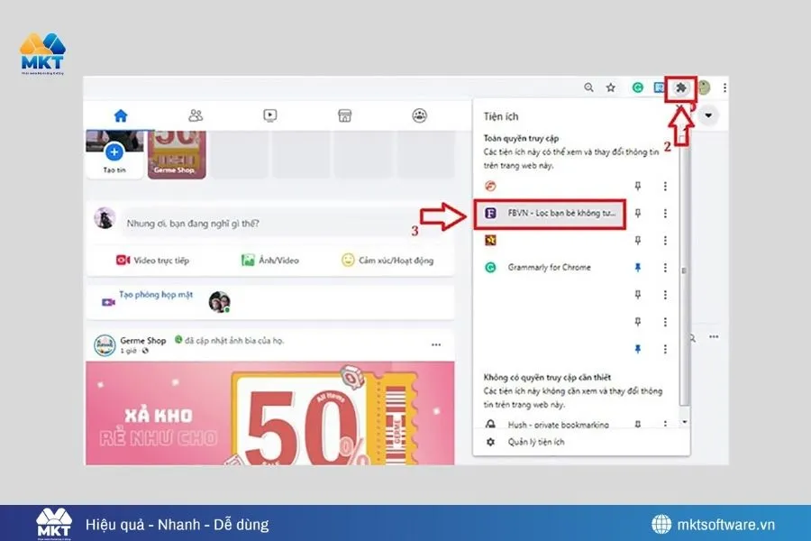 Cách lọc bạn bè Facebook không tương tác nhanh và an toàn