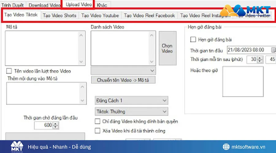 V-short - tool đăng bài facebook tự động