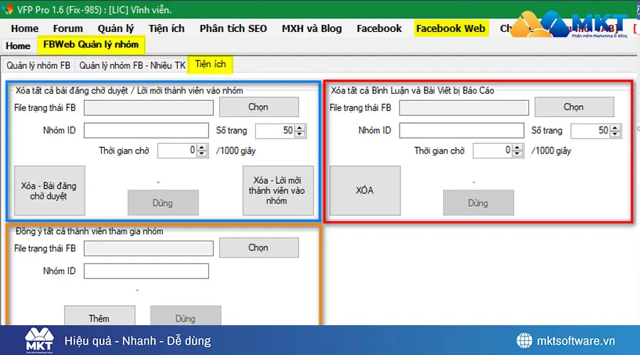VFP Pro - Giải pháp quản lý phản hồi khách hàng sau đăng bài