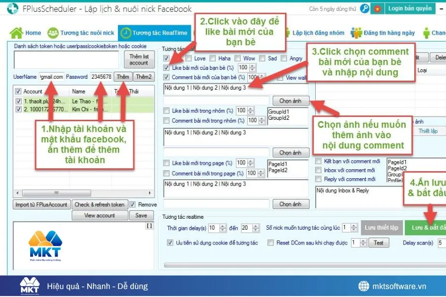 Top 7 phần mềm seeding Facebook tốt nhất để tăng tương tác