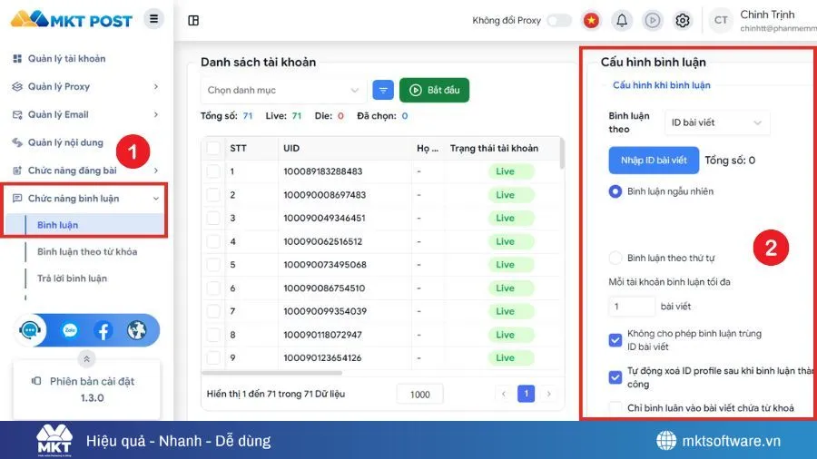 Tổng hợp 11 phần mềm auto comment Facebook đáng thử nhất
