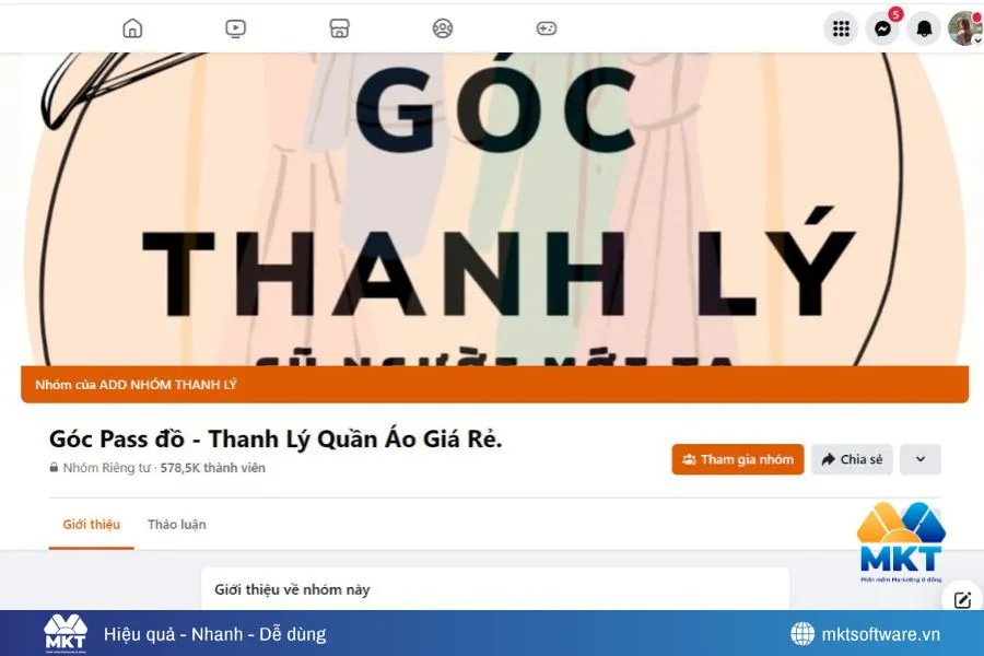 Các nhóm bán quần áo trên Facebook giúp tăng doanh số nhanh