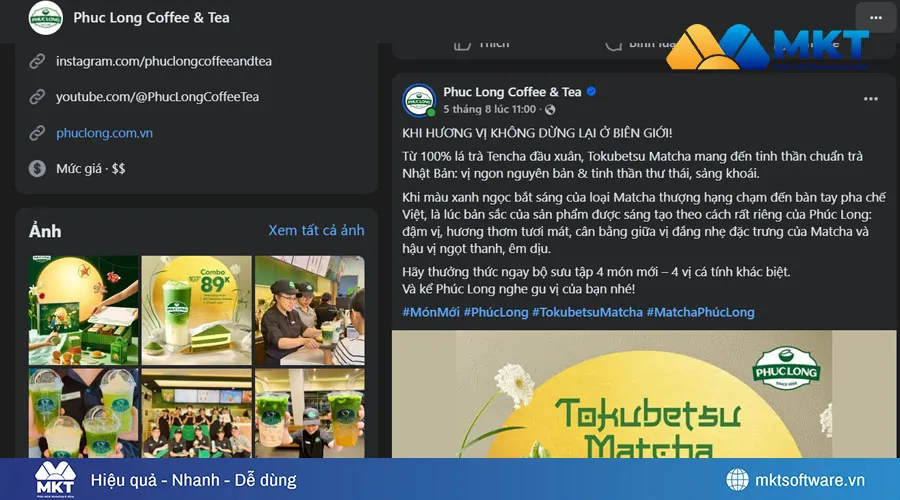 Cách kể chuyện của Phúc Long vẫn luôn khác biệt