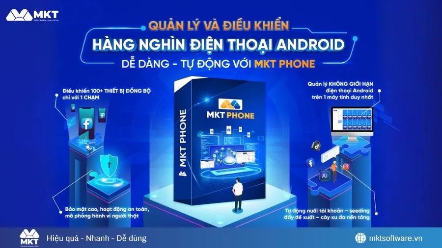 MKT AI Phone - Phần mềm điều khiển điện thoại Android