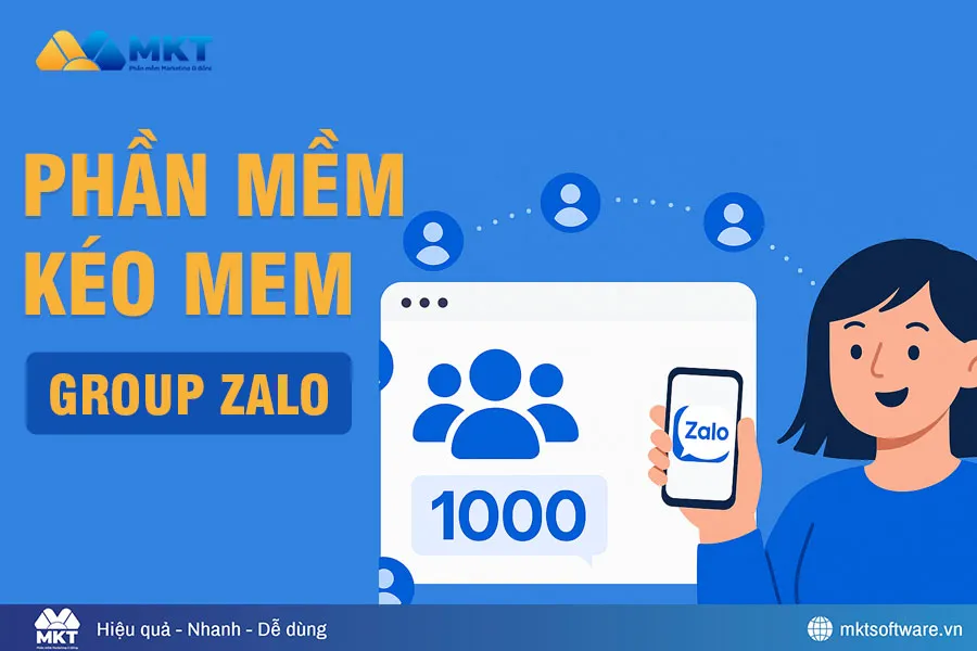 Phần mềm kéo mem group Zalo 1000 thành viên