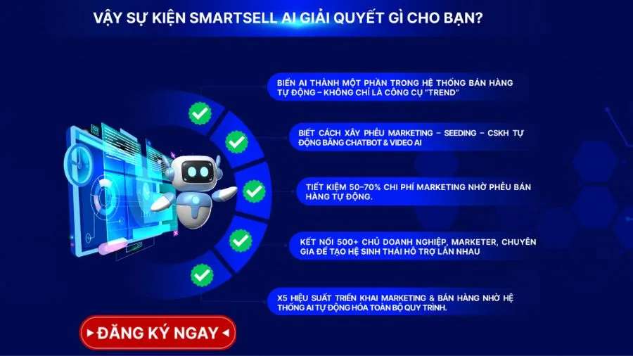 Sự kiện AI SmartSell 2025 - Giải Pháp Thực Chiến Giữa “Cơn Bão” Doanh Số