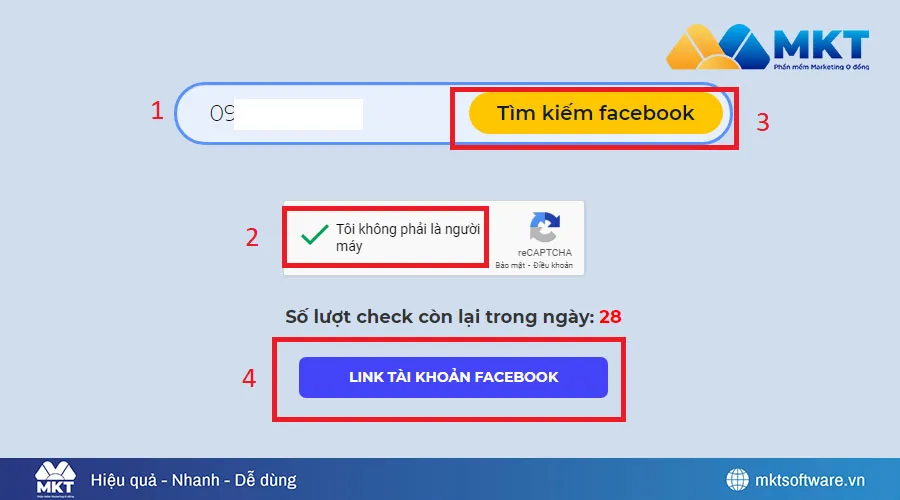 Sử dụng công cụ miễn phí quét số điện thoại
