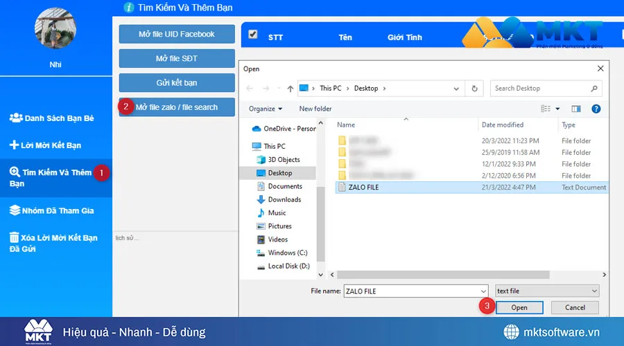 Phần mềm Simple Zalo
