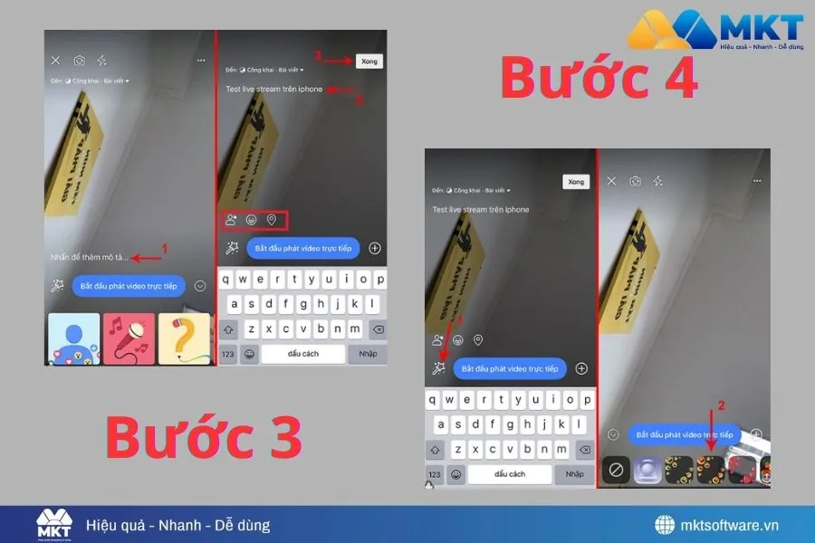 Minh họa bước 3, 4