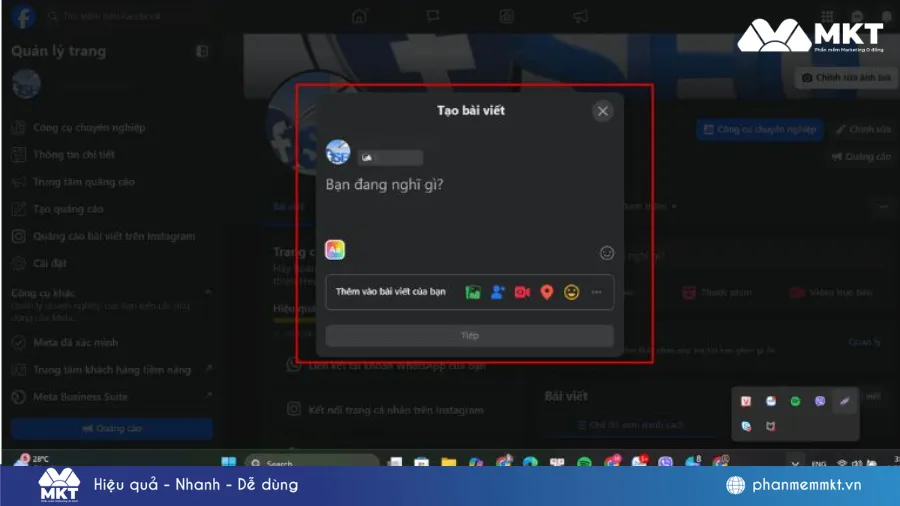 Cách chỉnh sửa bài viết đang chạy quảng cáo