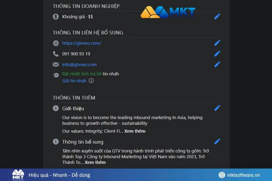 Cập nhật thông tin đầy đủ và rõ ràng - Cách kết bạn để bán hàng online hiệu quả