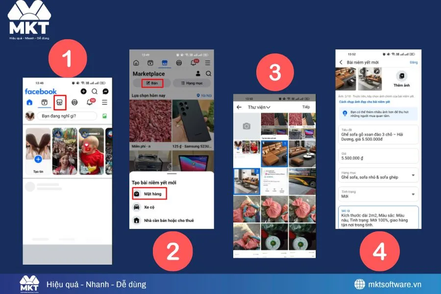 Hình ảnh minh họa về cách tạo Marketplace Facebook