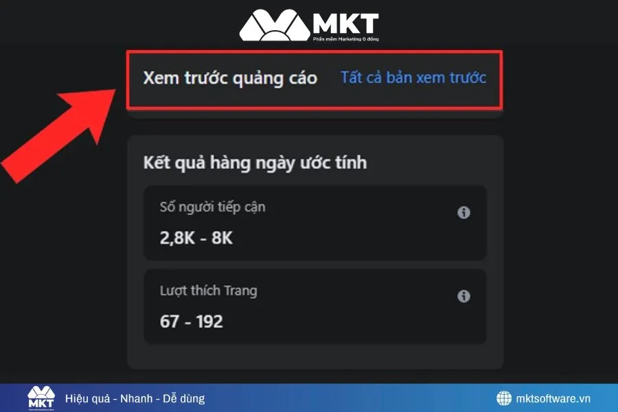 Xem giao diện khi chạy quảng cáo trên Facebook