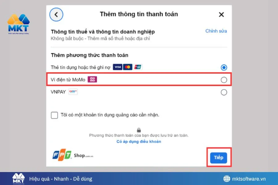 Hướng Dẫn Thủ Tục & Phương Thức Thanh Toán Khi Nạp Tiền Quảng Cáo Facebook Chi Tiết