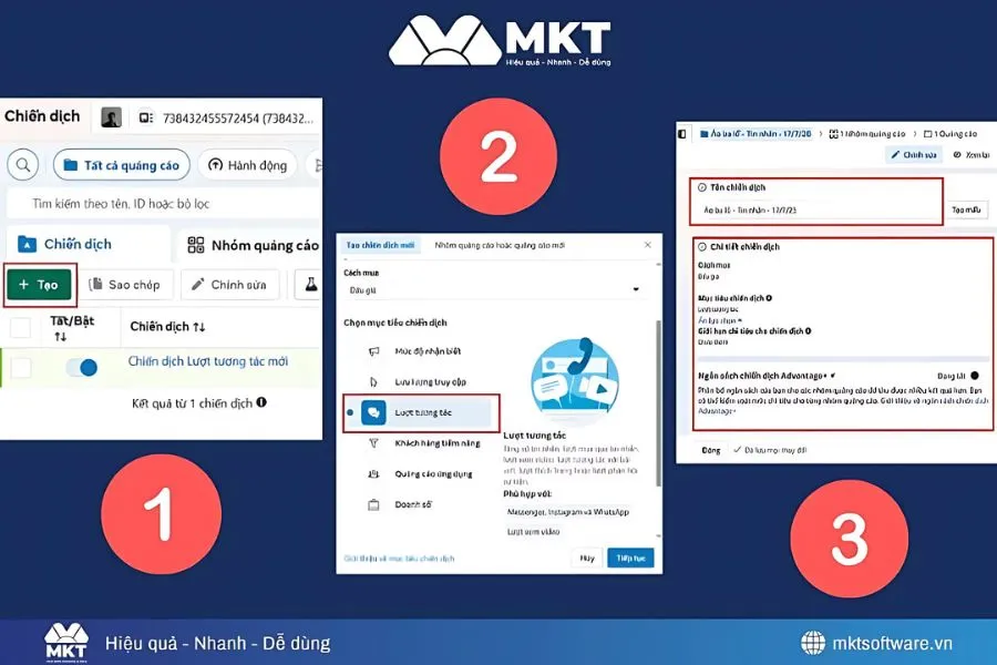 Hình ảnh minh họa về tạo chiến dịch