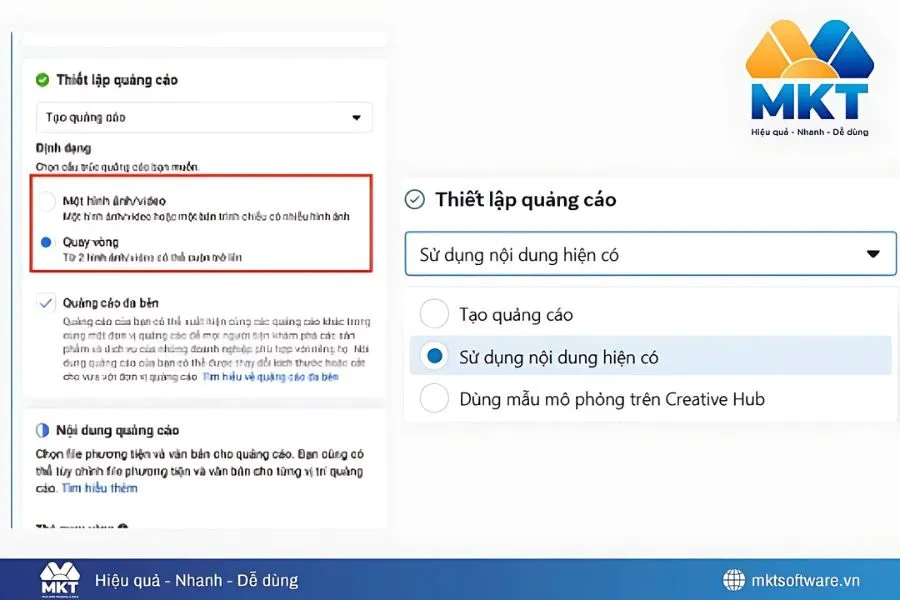 Tạo mẫu quảng cáo hiệu quả trên Facebook 2025