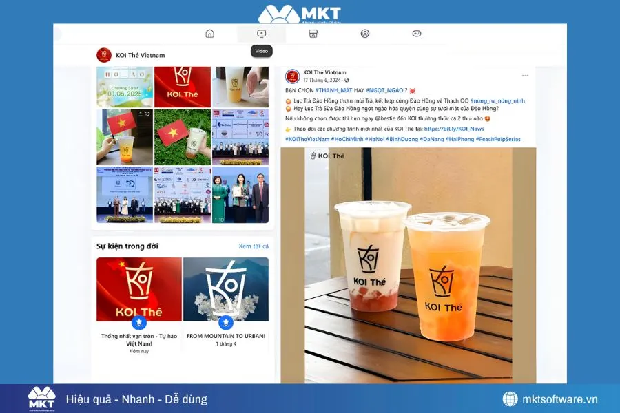 Minh họa mẫu content giới thiệu sản phẩm/dịch vụ