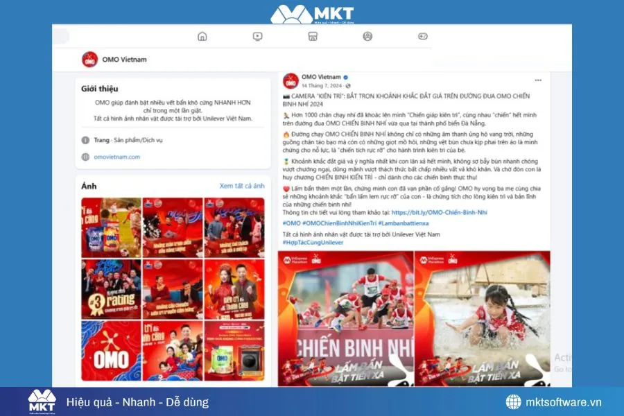 Minh họa mẫu content chia sẻ câu chuyện thương hiệu đến độc giả