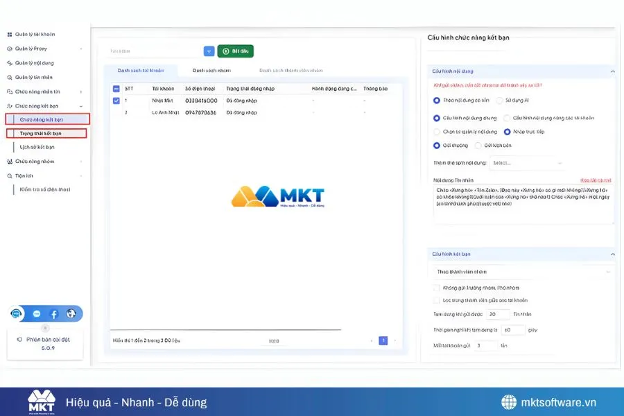 MKT Zalo kết bạn theo tiêu chí cụ thể để chọn đúng đối tượng khách hàng mục tiêu