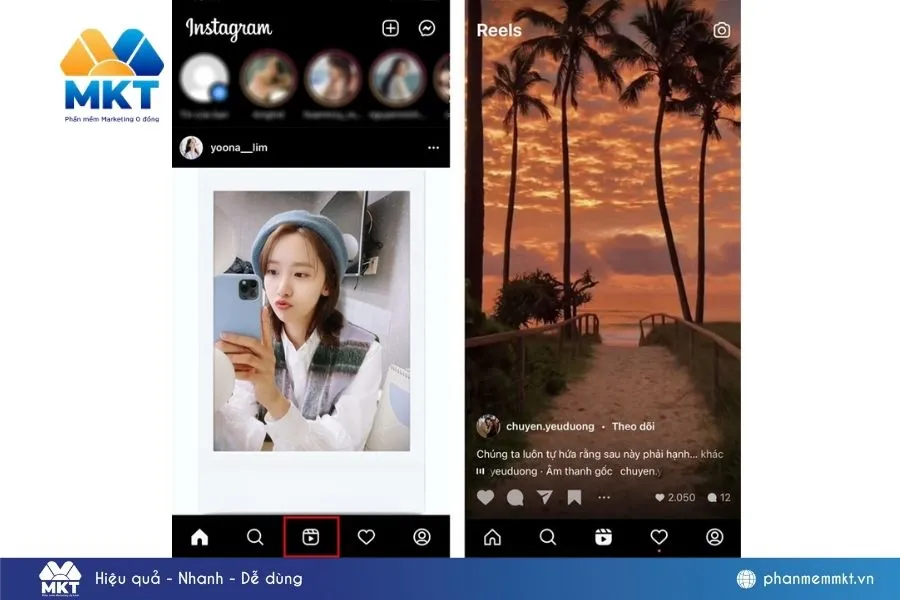 đăng reels Instagram