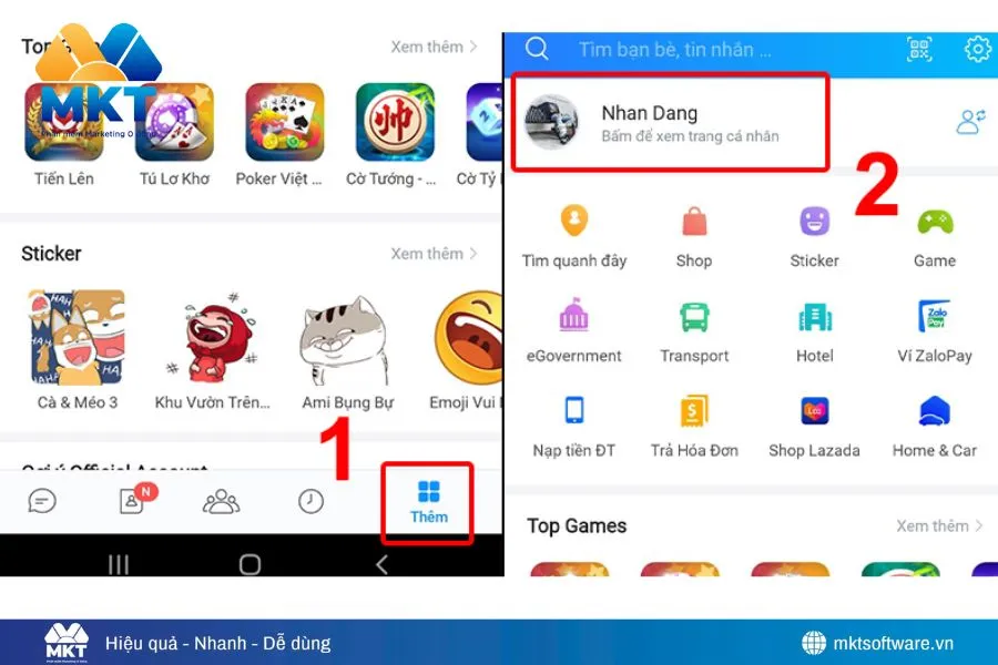 Cách ẩn like ảnh đại diện Zalo