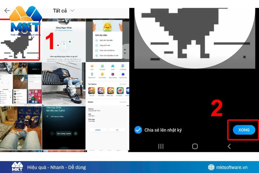 Cách ẩn like ảnh đại diện Zalo