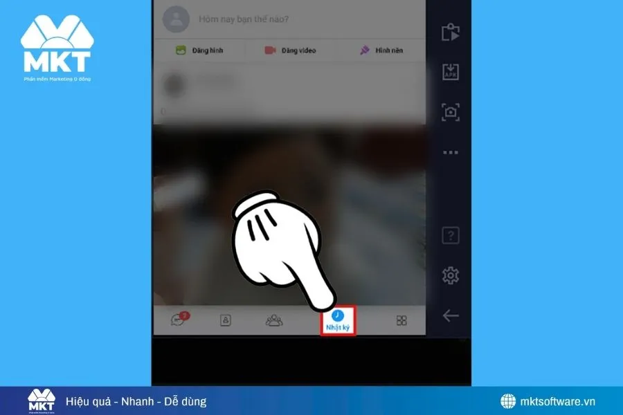 Cách đăng bài Zalo trên máy tính bằng BlueStacks