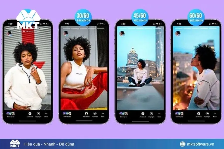 Instagram quy định thời lượng story Instagram